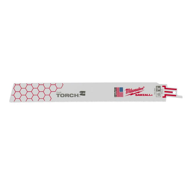Milwaukee The Torch 9 in. Bi-Metal Demo Reciprocating Saw Blade 18 TPI 1 pk