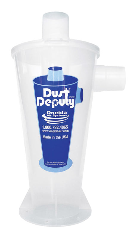 Oneida Air Systems Dust Deputy 13.5 in. L X 7 in. W X 8 in. D DIY Wet/Dry Vac Cyclone Separator Kit