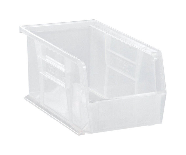 Quantum Storage 5-1/2 in. W X 5 in. H Storage Bin Plastic 1 compartments Clear