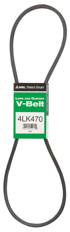 Mitsuboshi Super KB 4LK470 V-Belt 0.5 in. W X 47 in. L For Riding Mowers