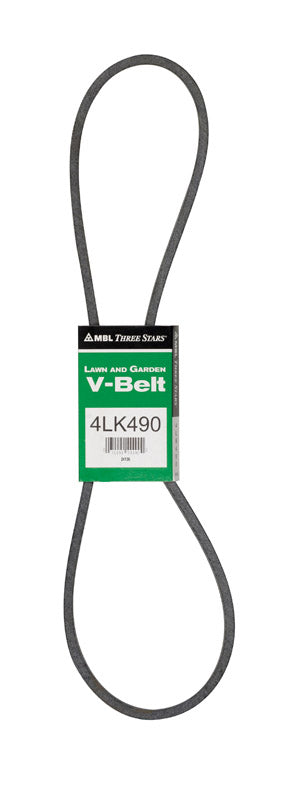 Mitsuboshi Super KB 4LK490 V-Belt 0.5 in. W X 49 in. L For Riding Mowers