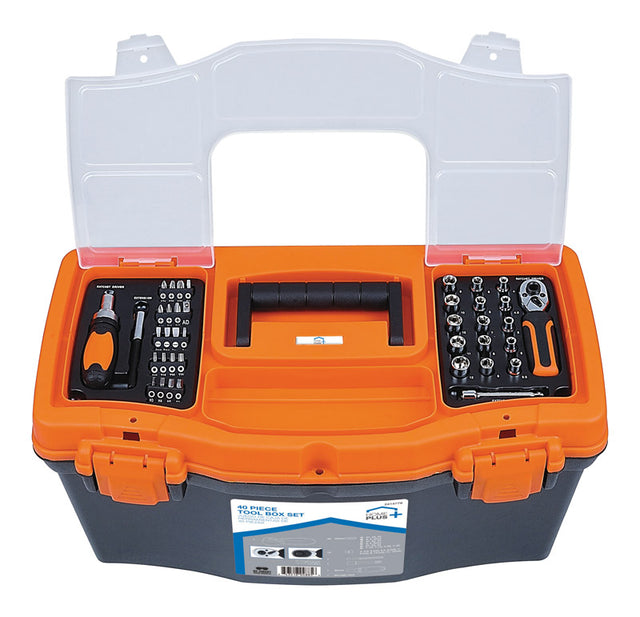 Home Plus Tool Box Set 40 pc