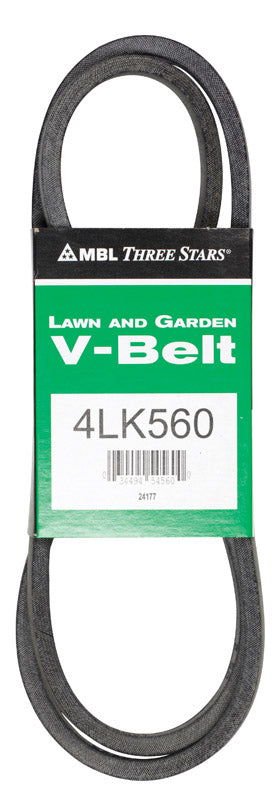 Mitsuboshi Super KB 4LK560 V-Belt 0.5 in. W X 56 in. L For Riding Mowers