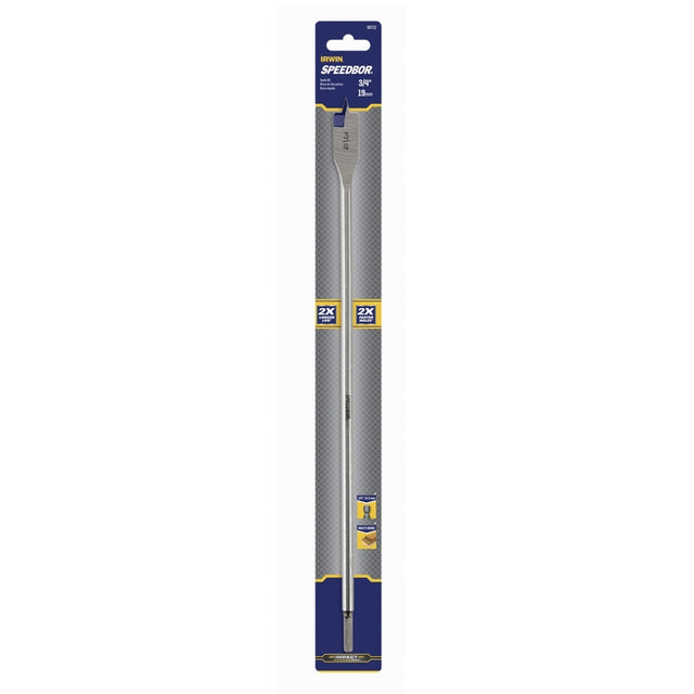 Irwin Speedbor 3/4 in. X 16 in. L Carbon Steel Wood Boring Bit Hex Shank 1 pc