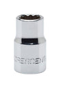 Crescent 12 mm X 3/8 in. drive Metric 12 Point Standard Socket 1 pc