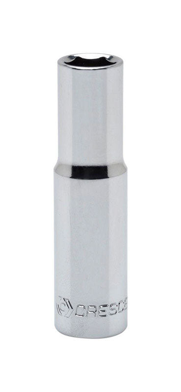 Crescent 17 mm X 3/8 in. drive Metric 6 Point Deep Socket 1 pc