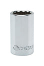 Crescent 11/16 in. X 1/2 in. drive SAE 12 Point Standard Socket 1 pc