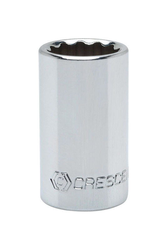Crescent 1 in. X 1/2 in. drive SAE 12 Point Standard Socket 1 pc