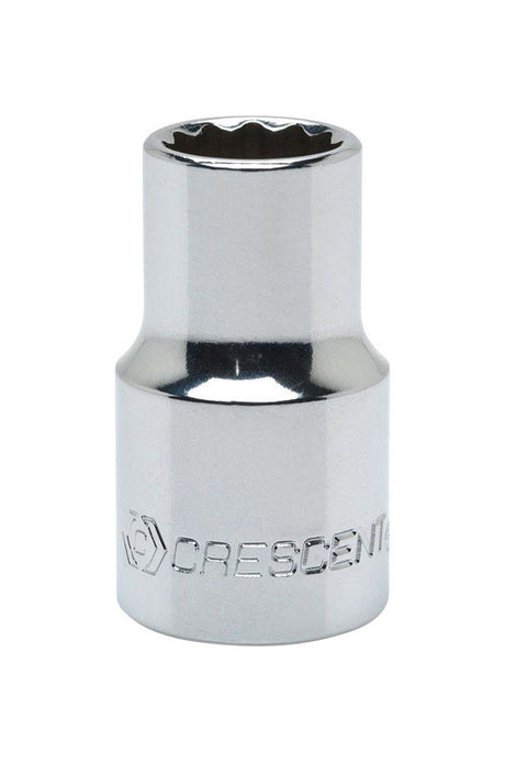 Crescent 16 mm X 1/2 in. drive Metric 12 Point Standard Socket 1 pc