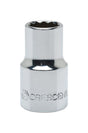 Crescent 27 mm X 1/2 in. drive Metric 12 Point Standard Socket 1 pc