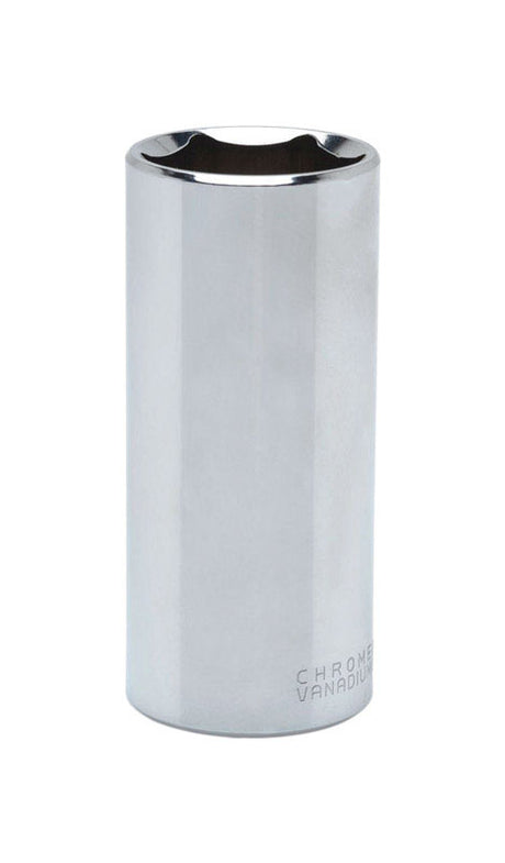 Crescent 7/16 in. X 1/2 in. drive SAE 6 Point Deep Socket 1 pc