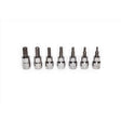 Crescent Assorted Sizes X 3/8 in. drive SAE 6 Point Hex Bit Socket Set 7 pc