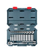 Crescent 3/8 in. drive SAE 6 and 12 Point Socket Wrench Set 30 pc