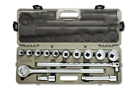 Crescent 3/4 in. drive SAE 6 and 12 Point Mechanics Tool Set 14 pc