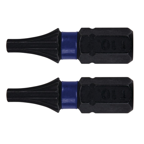 Irwin Impact Performance Series Torx T10 X 1 in. L Insert Bit Steel 2 pc