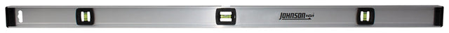 Johnson 48 in. Aluminum I-Beam Level 3 vial