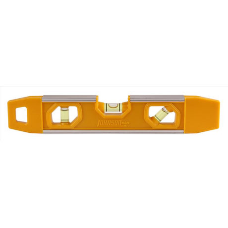 Johnson 9 in. Aluminum Magnetic Torpedo Level 3 vial