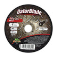 Gator 4 in. D X 5/8 in. Aluminum Oxide Cut-Off Wheel 1 pc