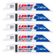 LENOX METALWOLF 4 in. Bi-Metal WAVE EDGE Reciprocating Saw Blade 14 TPI 5 pk