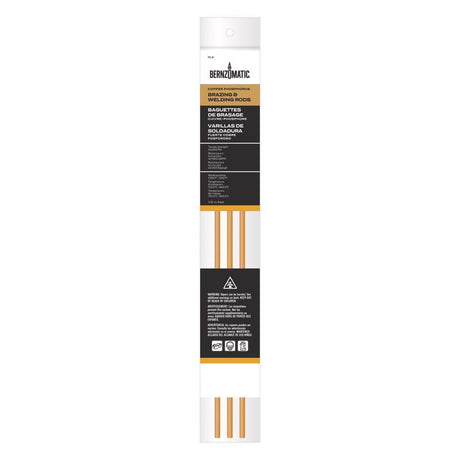 Bernzomatic 1/5 in. D X 12 in. L Copper Soldering Rods 3 pk