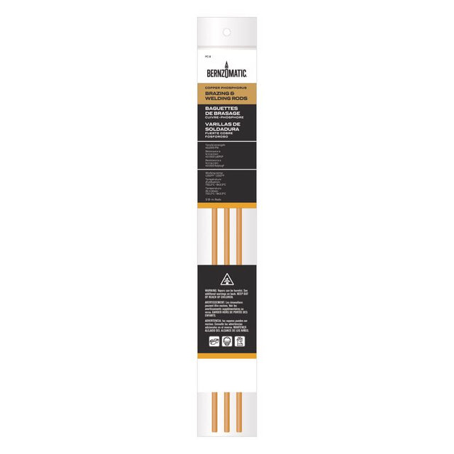 Bernzomatic 1/5 in. D X 12 in. L Copper Soldering Rods 3 pk