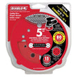 Diablo 5 in. Ceramic Blend Hook and Lock Sanding Disc 80 Grit Coarse 15 pk