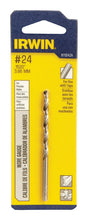 Irwin #24 X 3-1/8 in. L High Speed Steel Wire Gauge Bit Straight Shank 1 pc