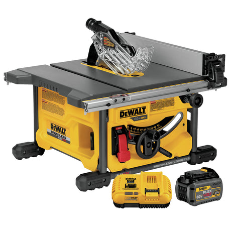 DeWalt 60V MAX FLEXVOLT Cordless 8-1/4 in. Table Saw Kit (Battery & Charger)