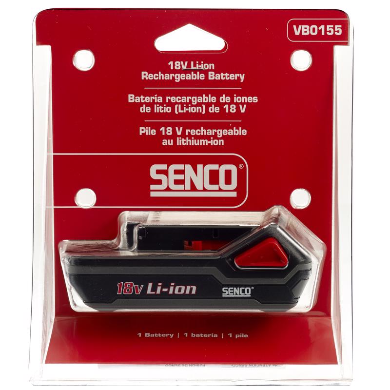 Senco 18V 1.5 Ah Lithium-Ion Battery 1 pc