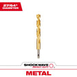 Milwaukee Shockwave 27/64 in. X 4.88 in. L Titanium Red Helix Drill Bit Hex Shank 1 pc