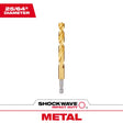 Milwaukee Shockwave 25/64 in. X 4-11/16 in. L Titanium Red Helix Drill Bit Hex Shank 1 pc
