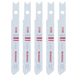 Milwaukee 2-3/4 in. Bi-Metal U-Shank Metal cutting Jig Saw Blade 18 TPI 5 pk