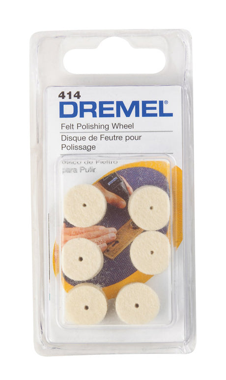 Dremel 1/2 in. L Felt Cloth Felt Polishing Wheel 6 pk
