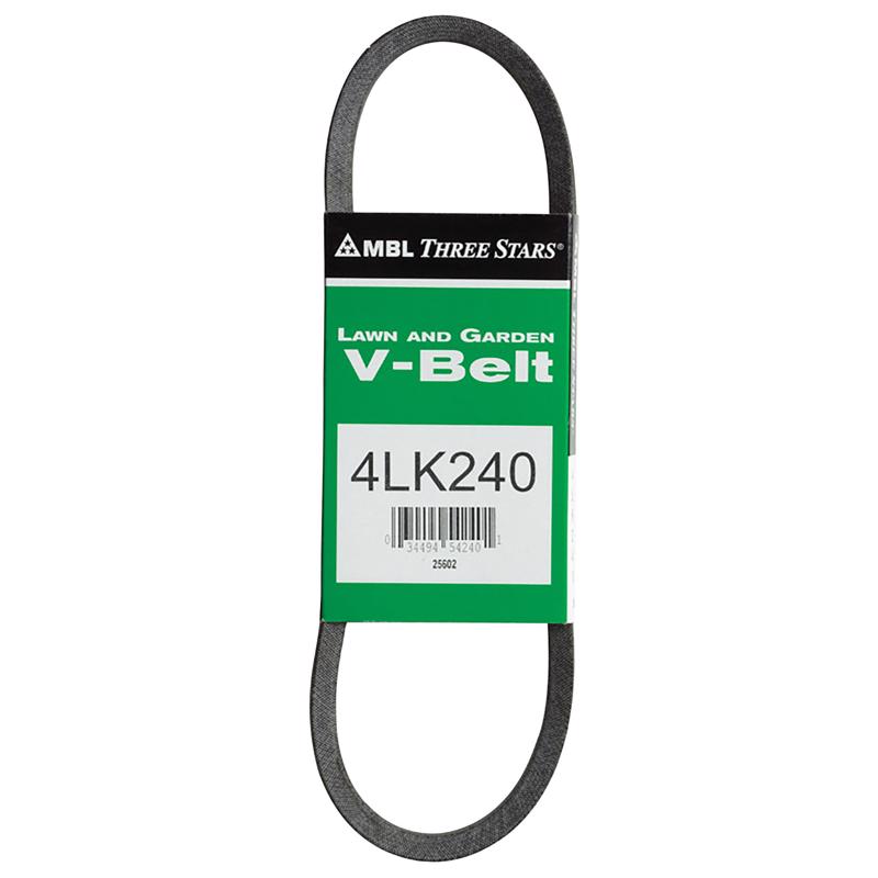 Mitsuboshi Super KB 4LK240 V-Belt 0.5 in. W X 24 in. L For Riding Mowers