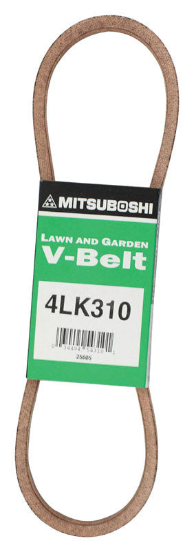 Mitsuboshi Super KB 4LK310 V-Belt 0.5 in. W X 31 in. L For Riding Mowers