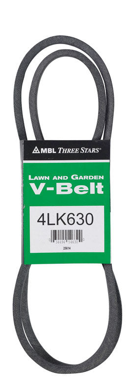 Mitsuboshi Super KB 4LK630 V-Belt 0.5 in. W X 63 in. L For Riding Mowers