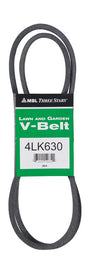 Mitsuboshi Super KB 4LK630 V-Belt 0.5 in. W X 63 in. L For Riding Mowers