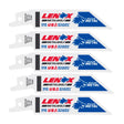 LENOX METALWOLF 4 in. Bi-Metal WAVE EDGE Reciprocating Saw Blade 18 TPI 5 pk