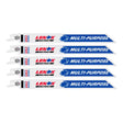 LENOX MULTIWOLF 8 in. Bi-Metal WAVE EDGE Reciprocating Saw Blade 10 TPI 5 pk