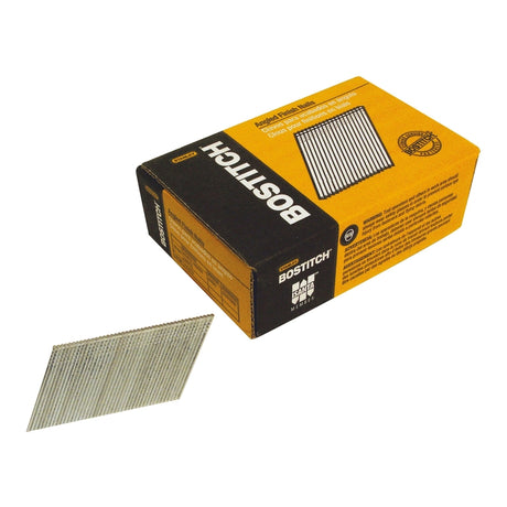 Bostitch 2-1/4 in. L X 15 Ga. Angled Strip Coated Finish Nails 3,655 pk