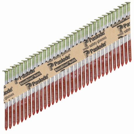 Paslode RounDrive 3-1/2 in. L X 18 Ga. Angled Strip Hot-Dip Galvanized Framing Nails 30 deg 2,000 pk