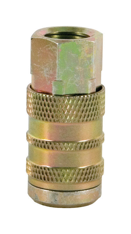 Bostitch Steel Industrial Coupler 1/4 in. Female 1 pc