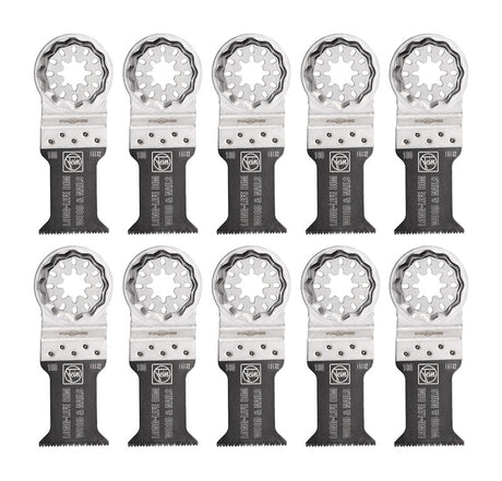 Fein Starlock 1-3/8 in. X 2 in. L Bi-Metal Saw Blade Set 10 pk