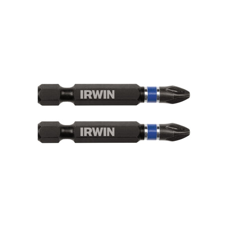 Irwin Impact Performance Series Phillips #2 X 2 in. L Power Bit Steel 2 pc