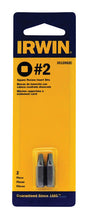 Irwin Square #2 X 1 in. L Insert Bit S2 Tool Steel 2 pc