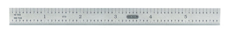 General 6 in. L X 1/2 in. W Stainless Steel Precision Rule Metric