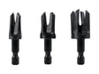 Make it Snappy Steel Tapered Plug Cutter Set Hex 3 pc