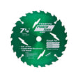 Tenryu Bullfrog 7-1/4 in. D X 5/8 in. Power Tool Tungsten Carbide Tipped Saw Blade 24 teeth 1 pc