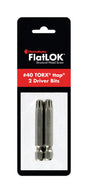 FastenMaster FlatLOK Torx Ttap No. 40 X 2 in. L Driver Bit Steel 2 pc