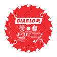 Diablo 5-3/8 in. D X 10 mm TiCo Hi-Density Carbide Trim Saw Blade 16 teeth 1 pk